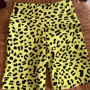 Booty by brabants neon yellow biker shorts